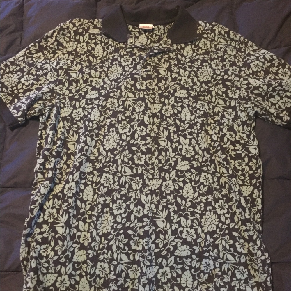 Brooks Brothers floral polo shirt